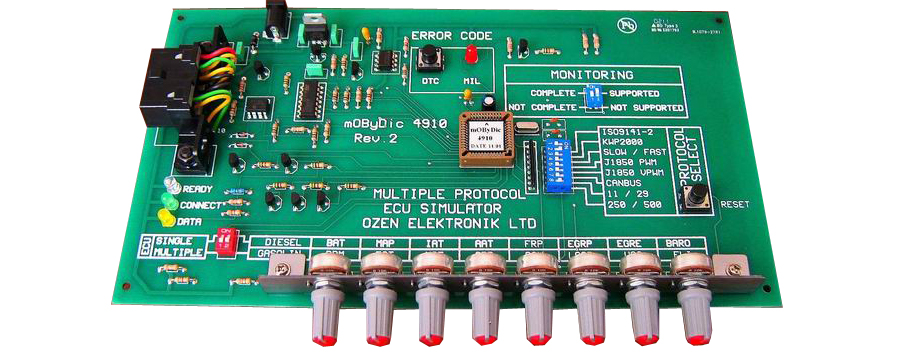 Multiple Protocol OBD ECU Simulator